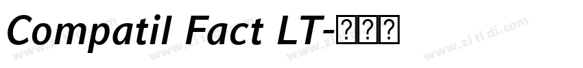 Compatil Fact LT字体转换